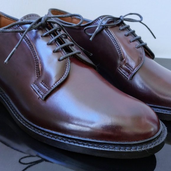 Allen Edmonds Men\'s Leeds Shell Cordovan Derby Dress Shoe Handcrafted in the USA main image 8